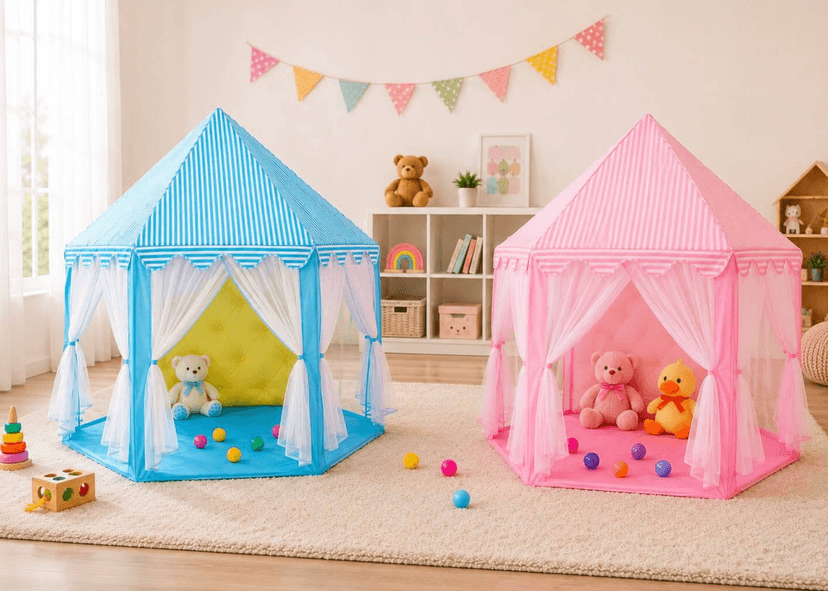 Carpa estilo castillo.
