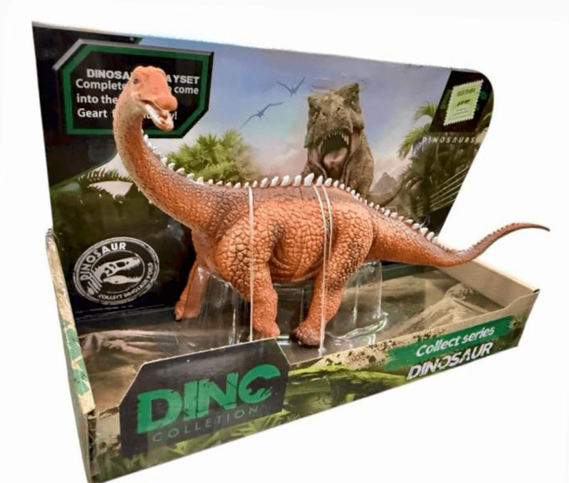 Dinosaurio plástico.
