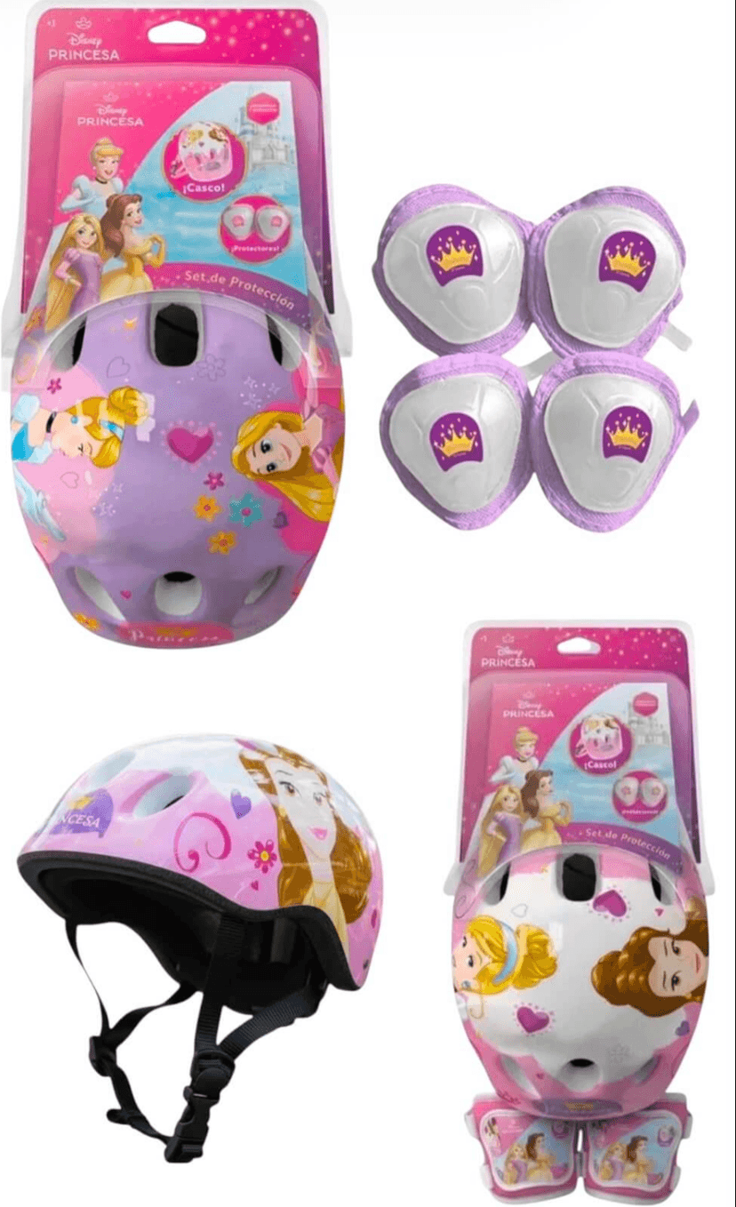 Kit accesorios de protección. Disney Princesa.