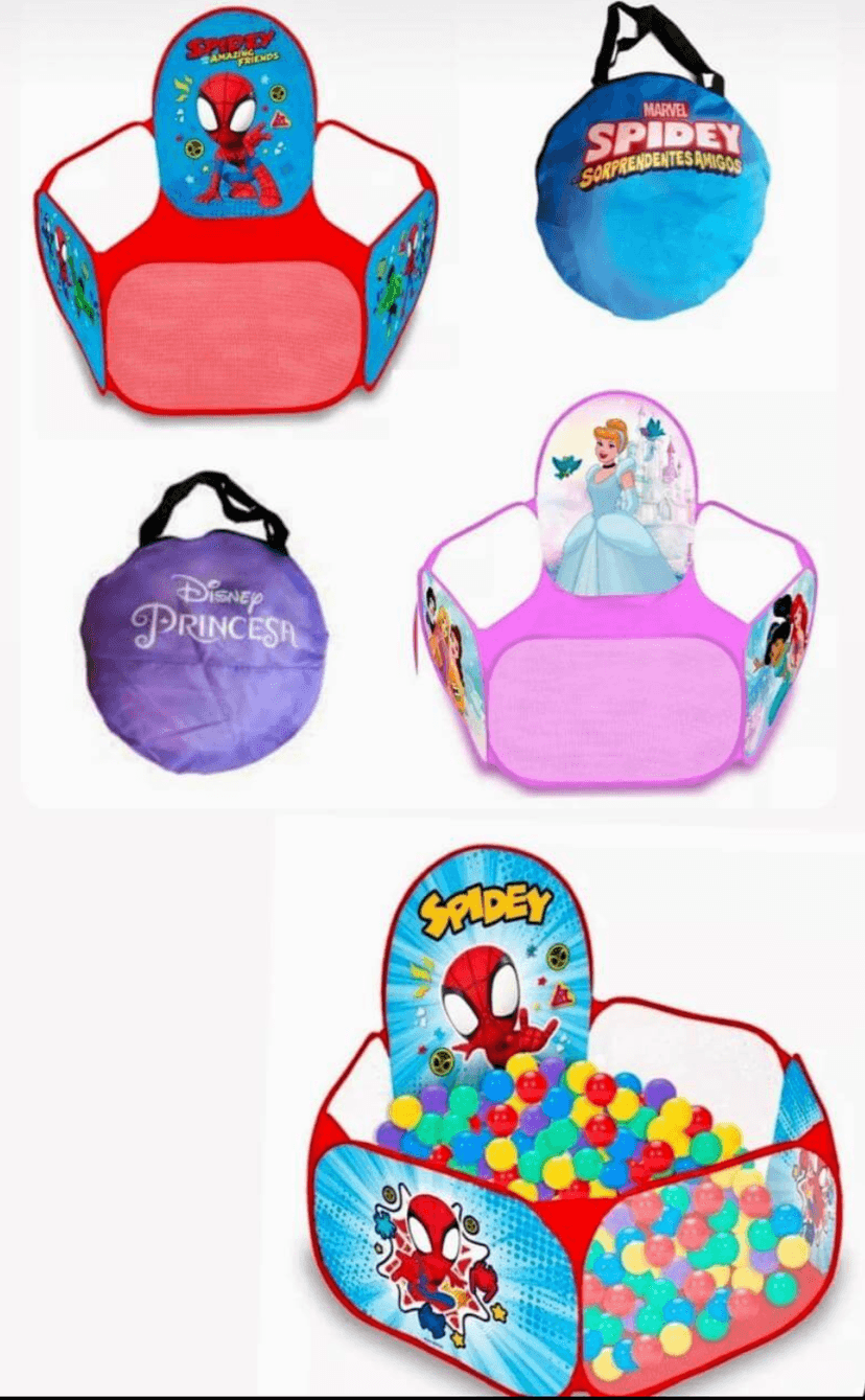 Pelotero infantil. Personajes.