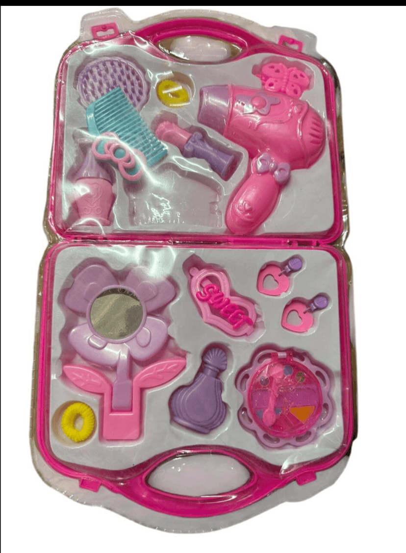 Set peluquería-doctor infantil. Eco. En valija.