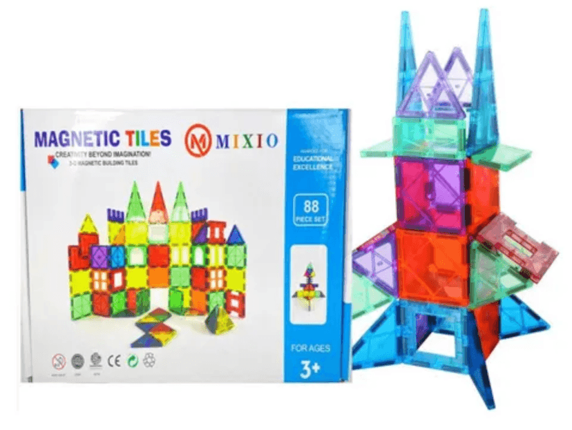 Juego de Bloques Magnéticos 88 Piezas